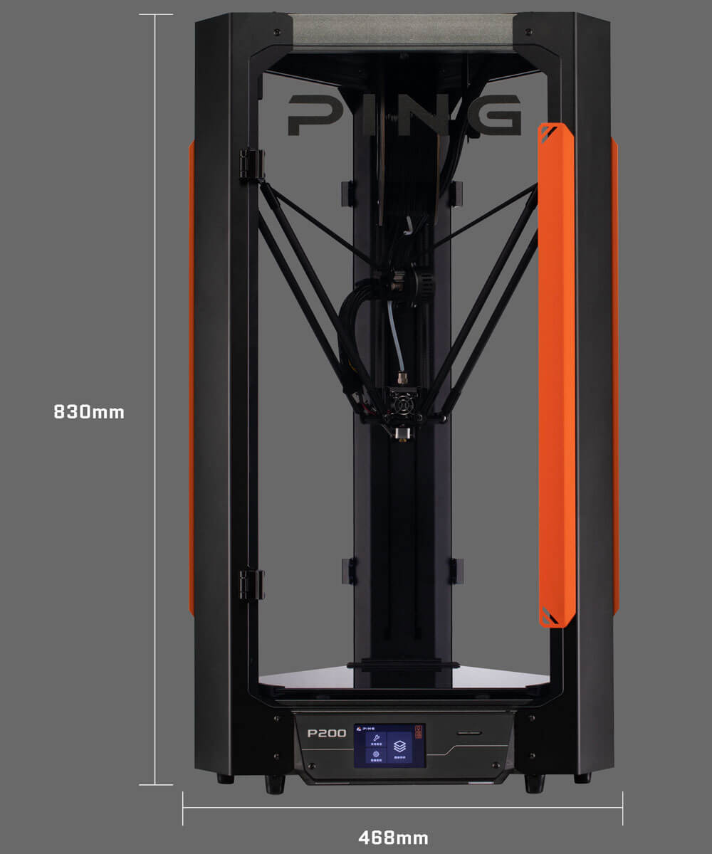 Desktop 3D Printer P200 Specification