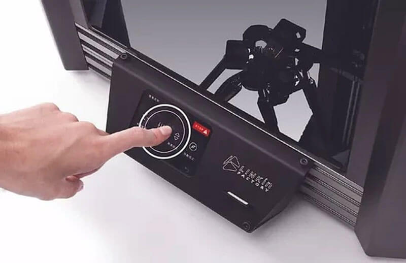 Single Material Desktop 3D Printer Intuitive touch-sensitive control