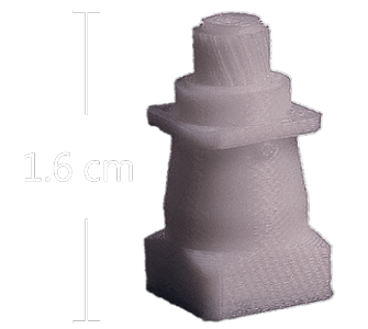 Dual Material Desktop 3D Printers foam sample
